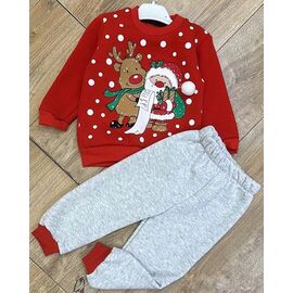 Фотография Костюм детский спортивный тёплый унисекс 845 red р.2-4 "BURATINO" недорого оптом от прямого поставщика