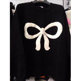 Фотография Свитер женский DM104 black р.one size "Dream" недорого оптом от прямого поставщика