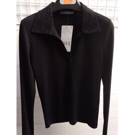 Фотография Свитер женский DM109 black р.S-XL "Dream" недорого оптом от прямого поставщика