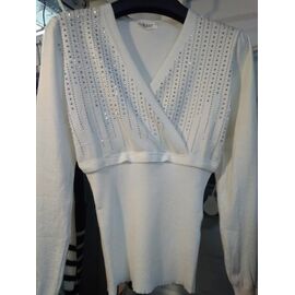 Фотография Свитер женский DM141 white р.44-46 "Dream" недорого оптом от прямого поставщика