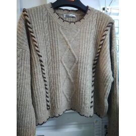 Фотография Свитер женский DM146 beige р.S-L "Dream" недорого оптом от прямого поставщика