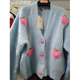 Фотография Кофта женская тёплая DM162 l.blue р.one size "Dream" недорого оптом от прямого поставщика