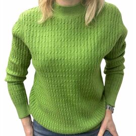 Фотография Свитер женский 24083 l.green р.44-50 "Elena&Vika" недорого оптом от прямого поставщика