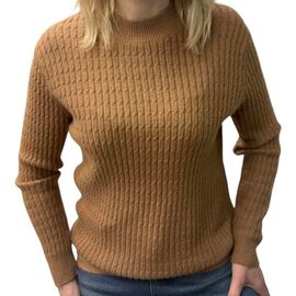 Фотография Свитер женский 24083 brown р.44-50 "Elena&Vika" недорого оптом от прямого поставщика