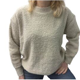 Фотография Свитер женский 24058 beige р.46-52 "Elena&Vika" недорого оптом от прямого поставщика