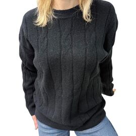 Фотография Свитер женский 25413 black р.46-52 "Elena&Vika" недорого оптом от прямого поставщика