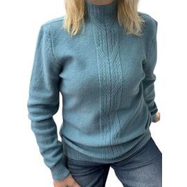 Фотография Свитер женский 24037 l.blue р.44-48 "Elena&Vika" недорого оптом от прямого поставщика