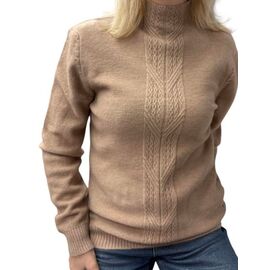 Фотография Свитер женский 24037 beige р.44-48 "Elena&Vika" недорого оптом от прямого поставщика