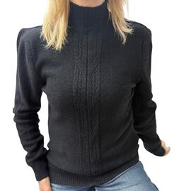 Фотография Свитер женский 34037 black р.44-48 "Elena&Vika" недорого оптом от прямого поставщика