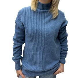 Фотография Свитер женский 24066 l.blue р.44-52 "Elena&Vika" недорого оптом от прямого поставщика