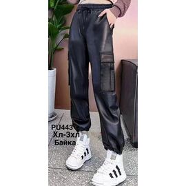 Фотография Штаны женские утеплённые 443 black р.XL-3XL "WELL" недорого оптом от прямого поставщика