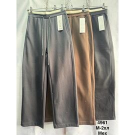 Фотография Штаны спортивные женские тёплые 4961 grey р.M-2XL "WELL" недорого оптом от прямого поставщика