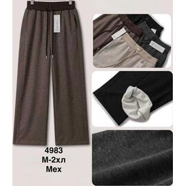 Фотография Штаны женские утеплённые 4983 grey р.M-2XL "WELL" недорого оптом от прямого поставщика