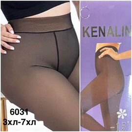 Фотография Колготы тёплые женские 6031-1 black р.48-54 "WELL" недорого оптом от прямого поставщика