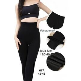 Фотография Лосины женские тёплые 617 black р.42-48 "WELL" недорого оптом от прямого поставщика