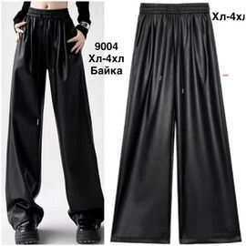 Фотография Штаны женские утеплённые 9004 black р.XL-4XL "WELL" недорого оптом от прямого поставщика