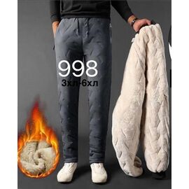 Фотография Штаны мужские утеплённые 998 black р.50-56 "WELL" недорого оптом от прямого поставщика