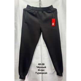 Штани спортивні чоловічі утеплені MH415 black р.48-58 "WELL" недорого оптом від прямого постачальника