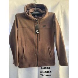 Кофта спортивна чоловіча MH426 brown р.56-64 "WELL" недорого оптом від прямого постачальника