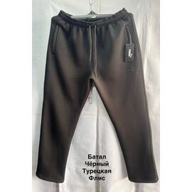 Фотография Штаны спортивные мужские утеплённые MH457 black р.56-64 "WELL" недорого оптом от прямого поставщика