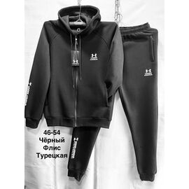 Фотография Костюм спортивный мужской MH468 black р.46-54 "WELL" недорого оптом от прямого поставщика