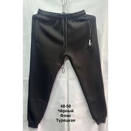 Штани спортивні чоловічі утеплені MH502 black р.48-58 "WELL" недорого оптом від прямого постачальника