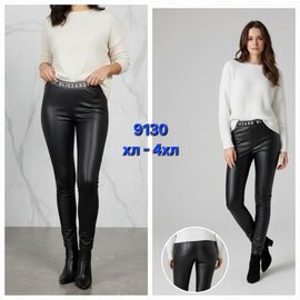 Лосини жіночі теплі 9130 black р.XL-4XL "Hoan" недорого оптом від прямого постачальника