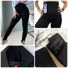 Фотография Лосины женские тёплые HN943 black р.48-62 "Hoan" недорого оптом от прямого поставщика