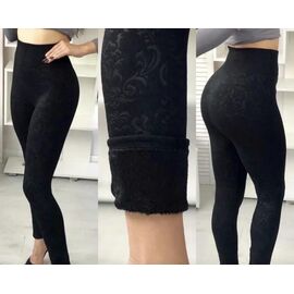 Фотография Лосины женские тёплые HN994 black р.44-58 "Hoan" недорого оптом от прямого поставщика