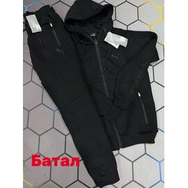 Фотография Костюм спортивный мужской 13085 black р.2XL-6XL "Alex Clothes" недорого оптом от прямого поставщика