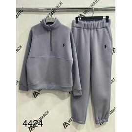 Фотография Костюм спортивный женский 4424 d.grey р.S-L "Delviago" недорого оптом от прямого поставщика