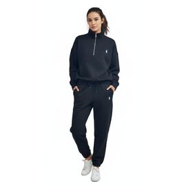 Фотография Костюм спортивный женский DL512 black р.46-50 "Delviago" недорого оптом от прямого поставщика