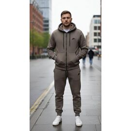 Костюм спортивний чоловічий DL516 khaki р.46-54 "Delviago" недорого оптом від прямого постачальника