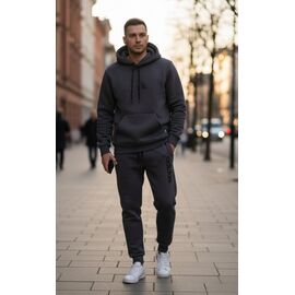 Фотография Костюм спортивный мужской DL525 d.grey р.48-54 "Delviago" недорого оптом от прямого поставщика