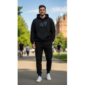 Фотография Костюм спортивный мужской DL529 black р.48-54 "Delviago" недорого оптом от прямого поставщика