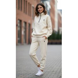 Фотография Костюм спортивный женский DL567 l.beige р.46-50 "Delviago" недорого оптом от прямого поставщика
