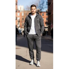 Костюм спортивний чоловічий DL571 grey р.46-54 "Delviago" недорого оптом від прямого постачальника
