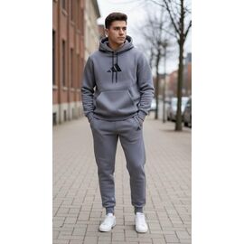 Костюм спортивний чоловічий DL579 grey р.48-54 "Delviago" недорого оптом від прямого постачальника