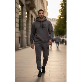 Костюм спортивний чоловічий DL584 d.grey р.48-54 "Delviago" недорого оптом від прямого постачальника