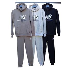 Фотография Костюм спортивный мужской DL616 black р.48-54 "Delviago" недорого оптом от прямого поставщика