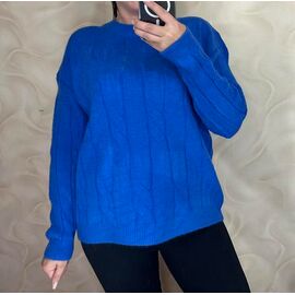 Светр жіночий 24055 blue р.48-52 "PULSE" недорого оптом від прямого постачальника