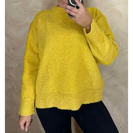 Фотография Свитер женский 24058 yellow р.46-50 "PULSE" недорого оптом от прямого поставщика