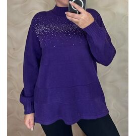 Светр жіночий 24070 purple р.50-56 "PULSE" недорого оптом від прямого постачальника