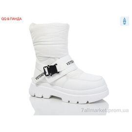 Фотография Ботинки женские стильные зима JP27 white (8 пар р.36-41) "QQ&Панда" недорого оптом от прямого поставщика