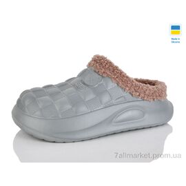 Фотография Сабо для женщин летние зима N604 графіт (8 пар р.36-41) "Lot Shoes" недорого оптом от прямого поставщика