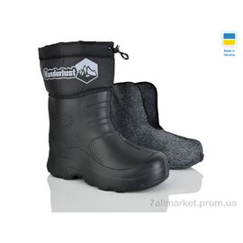 Фотография Сапоги из пены мужские зима N22 чорний (6 пар р.42-45) "Lot Shoes" недорого оптом от прямого поставщика