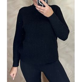 Светр жіночий 24083 black р.46-50 "PULSE" недорого оптом від прямого постачальника