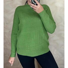 Светр жіночий 24083 green р.46-50 "PULSE" недорого оптом від прямого постачальника