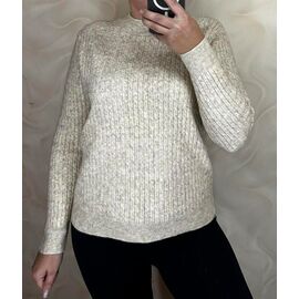 Светр жіночий 24083 grey р.46-50 "PULSE" недорого оптом від прямого постачальника