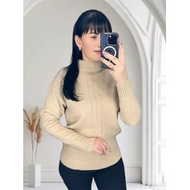 Светр жіночий 25413 beige р.46-50 "PULSE" недорого оптом від прямого постачальника